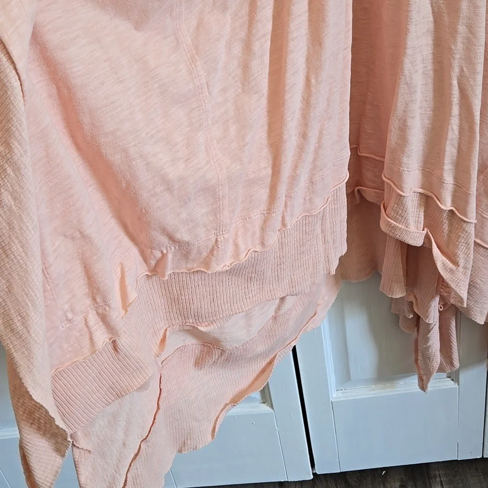 We The Free Light Pink Strappy V-Neck Swing Dress - Picture 3 of 6